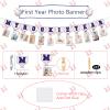 Baseball 1st Birthday Decorations - My Rookie Year Banner for Boys Baby First Birthday Party Supplies - Baseball Theme view 3