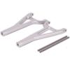 Replacement Part For 2PCS Front Upper Suspension Arm For Rc Car 1/10 E-Revo Summit Slayer Maxx Revo3.3 Alloy A-Arm ERO-007 5332 Truck - (Color: Silver) view 1