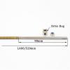Replacement Part For 4.76mm 3/16'' Flexible Shaft Positive/Reverse Transmission Shaft Length 520mm Flex Cable With Drive Dog For RC Electric Boat - (Color: L520mm Positive) view 2