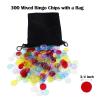 Yuanhe Deluxe Bingo Game Set - Metal Round Cage, 75 Colored Balls, 50 Bingo Cards, 300 Mixed Chips and Master Board for Large Groups, Parties view 3