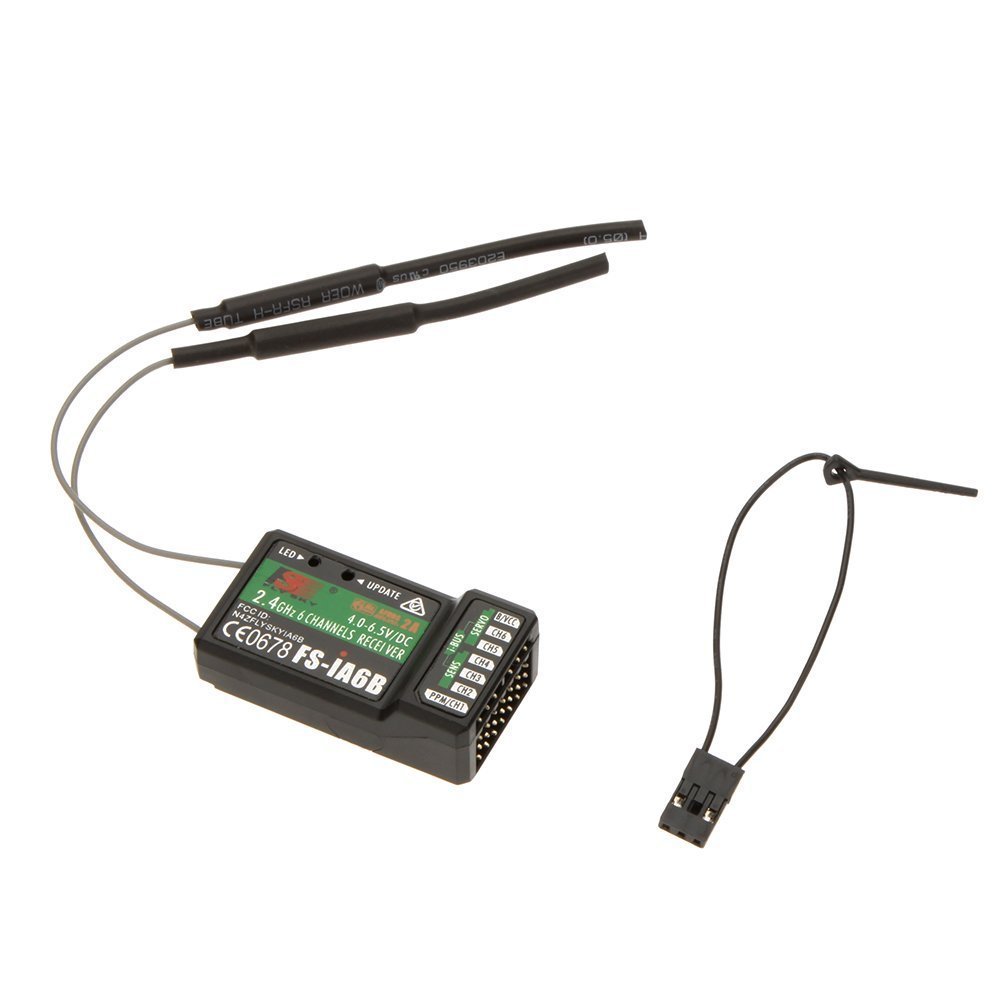 Replacement Part For -iA6B 2.4G 6 Channel 6CH RC Receiver PPM Output With IBus Port For I4 I6 I10 -GT2E -GT2G RC Transmitter F17294