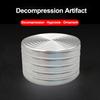 Spinning Toy , Hand Spinner Gifts for Kids Adults, Slider for Anti Anxiety ADHD Stress Relief, Chinese New Year Feng Shui Coins for Health and Wealth (Cylindrical - Silver) view 2