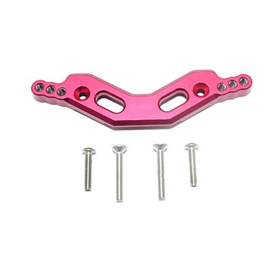 Replacement Part For RC Car Metal Front Shock Absorber Kit For GRANITE RC Car Parts - (Color: Red)
