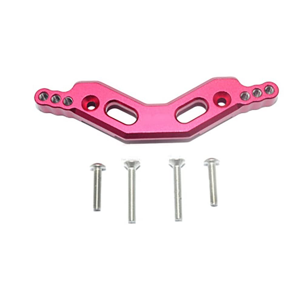 Replacement Part For RC Car Metal Front Shock Absorber Kit For GRANITE RC Car Parts - (Color: Red)