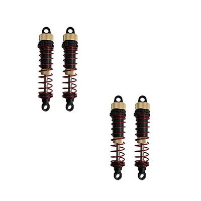 Replacement Part For JYRC 9125 XinLeHong 9125 1/10 RC Car Spare Parts Upgraded Hydraulic Shock Absorber 25-ZJ03 - (Color: 2pair Shock Absorber)