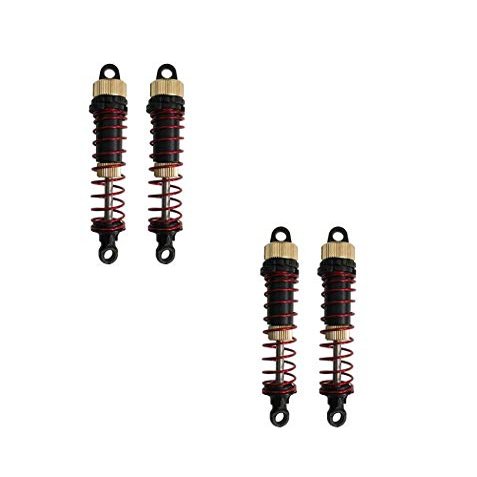 Replacement Part For JYRC 9125 XinLeHong 9125 1/10 RC Car Spare Parts Upgraded Hydraulic Shock Absorber 25-ZJ03 - (Color: 2pair Shock Absorber)