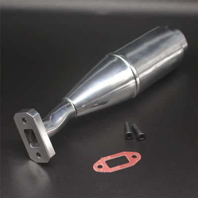 Replacement Part For 15005G Golden Exhaust Joint Tubing For 1/5 5B 5B Nitro Off-road Car - (Color: Silver)