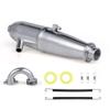 Replacement Part For RC Car Exhaust Pipe Exhaust Joint Tubing For Redcat 1/8 Nitro RC Car BQ004 SH GO 21/28 Engine Parts view 1