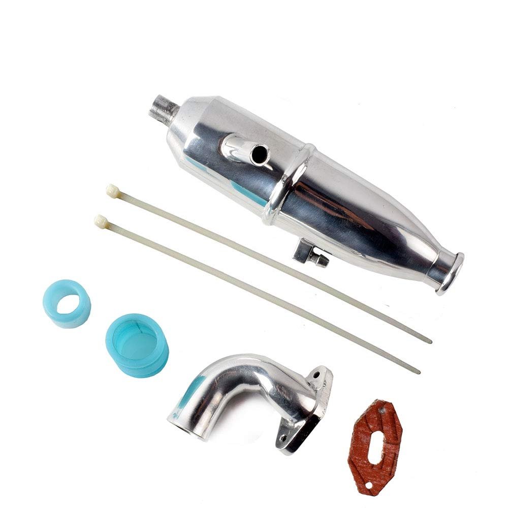 Replacement Part For RC 102009 02172 02031A Exhaust Pipe For 1:10 Nitro Buggy Car Truck BQ002