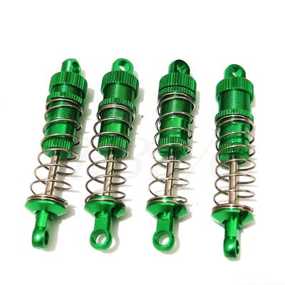 Replacement Part For 4PCS Upgraded Full Metal Hydraulic Shock Absorbers For WPL C34 D90 HS 18301 18302 A949 A959 RC Car RC Crawler Accessories - (Color: Green)