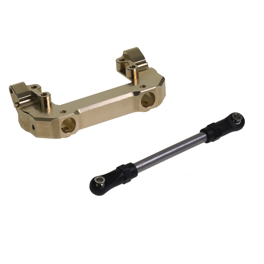 Replacement Part For Brass Front/Rear Bumper Bracket & Tie Rod For SCX10 III AX103007 RC Car Upgraded Parts - (Color: Front Bumper Bracket)
