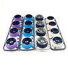 Replacement Part For 4Pcs Large Diameter Trimming Tyres Manual Polished Trim Tire 95254/15414 For 1/32 Scale Mini 4WD Racing Car Model - (Color: Blue Thin Tires) view 2