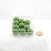 Green 19mm Glass Marbles Pack of 10 Wondertrail view 1