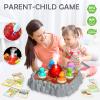 Yerloa Whack Game Mole Dinosaur Toys for Kids 2 3 4 Year Old Boy Birthday Gift, Sensory Toddler Boy Toys for Ages 2-4 2-3 4-6 3-5 Dino Volcano Learning Easter Gifts with 2 Hammers, Music Spray Light view 4
