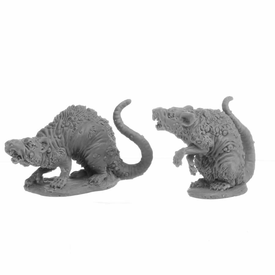 Barrow Rats Miniature 25mm Heroic Scale Figure Dungeon Dwellers Reaper Miniatures