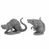 Barrow Rats Miniature 25mm Heroic Scale Figure Dungeon Dwellers Reaper Miniatures view 1