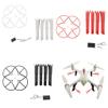Replacement Part For 4pcs Landing Gear And 4pcs Cover RC Drone Parts Accessories For M B2C B2W B2 Bugs 2w Bugs 2 D80 F18 - (Color: Red) view 2