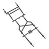 RC AX31307 Body Mount Set TT-380 Score Black view 1