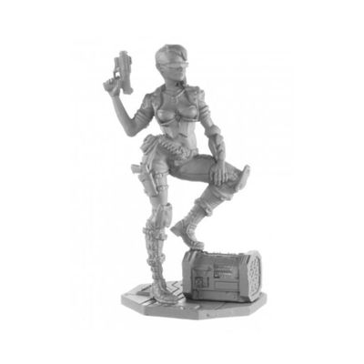 Scarlet Cyberist Dustrunner (75mm Scale) Miniature Chronoscope Reaper Miniatures
