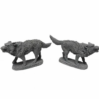Dire Wolves Miniature 25mm Heroic Scale Figure Dungeon Dwellers Reaper Miniatures