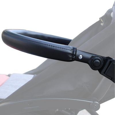 Adjustable Stroller Bumper Bar Handlebar Compatible with YOYO2 YOYO3 Stroller (PU Leather)