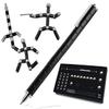 LEWUXIAN Toy Pen Set, Decompression Magnetic Metal Pen, Eliminate Pressure Fidget Toy,Multifunctional Deformable Magnet Writing PenGift for Kids or Friends(Black) view 1