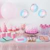 Cunhill 96 Pcs Mermaid Plates and Napkins for 24 Guests, 7 Inch 9 Inch Seashell Plates Iridescent Mermaid Party Supplies for Birthday Ocean Under The Sea Baby Shower Decoration(Elegant Style) view 3