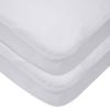 American Baby Company 2 Pack Waterproof Fitted Crib Mattress Protector 52" x 28" - Quilted, Noiseless, Soft & Breathable Crib & Toddler Mattress Pad Cover, White (Little Lamb) view 1