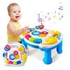 JUEJIAZKIY Music Baby Activity Center Toy 12-18 Months Activity Table Baby Toys 12 to 18 Months Early Learning 12 Month Old Toddlers Christmas Birthday Gifts for 1 2 3 Year Old Infant Kids view 1