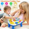 JUEJIAZKIY Music Baby Activity Center Toy 12-18 Months Activity Table Baby Toys 12 to 18 Months Early Learning 12 Month Old Toddlers Christmas Birthday Gifts for 1 2 3 Year Old Infant Kids view 2