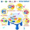 JUEJIAZKIY Music Baby Activity Center Toy 12-18 Months Activity Table Baby Toys 12 to 18 Months Early Learning 12 Month Old Toddlers Christmas Birthday Gifts for 1 2 3 Year Old Infant Kids view 3