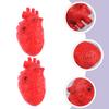 BESTOYARD Heart 3Pcs Heart Props Tricky Toys Horrible Props Party Supplies Bloody Heart view 4