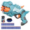 Dinosquad Dinosaur Blasters Toy for Toddlers, 50 Soft Foam Bullets & 5-Dart Rotating Drum, Dino Soft Bullet Blasters for Indoor Outdoor Shooting Game for 6 Year Old Boys Girls and Up view 1