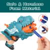 Dinosquad Dinosaur Blasters Toy for Toddlers, 50 Soft Foam Bullets & 5-Dart Rotating Drum, Dino Soft Bullet Blasters for Indoor Outdoor Shooting Game for 6 Year Old Boys Girls and Up view 2