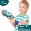Dinosquad Dinosaur Blasters Toy for Toddlers, 50 Soft Foam Bullets & 5-Dart Rotating Drum, Dino Soft Bullet Blasters for Indoor Outdoor Shooting Game for 6 Year Old Boys Girls and Up view 3