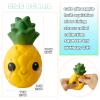funnysquee Slow Rising Big Eyes Pineapple Squishies Toy for Kids Birthday Gift,Cute Fruit Stress Relief Simulation Lovely Squishys Squishi Squeeze Toys view 2