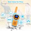 Topsung Walkie Talkies for Kids Adults Long Range Rechargeable 3 Pack, FRS 2 Way Radio Toy for 3-12 Year Old Boys Girls Toddlers, Shockproof NOAA Walkie-Talkie for Family Camping Skiing Cruise view 2