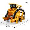 Lucky Doug 12-in-1 STEM Solar Robot Kit Toys Gifts for 8 9 10 11 12 13 Year Old Kids Boys Girls, Robot Building Education Science STEM Project Toys Kit Gifts for Kids Boys, Solar Powered by The Sun view 2