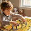Gemini&Genius Hyena Toys, Wild Hyena Animal Toys, Wolf Action Figures, Great Creative Play Gift, Collection, Cake Topper, Role-Play, Storytelling Props, Party Supplies and Room Decoration for Kids view 2