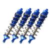 Team Corally 1/10 Sketer XL4S C-00191 Upgrade Parts Aluminum Front & Rear Adjustable Dampers 130mm - 4Pc Set Blue view 1