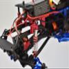 Aluminum Front Or Rear L-Shape Piggy Back Damper 35mm For Axial 1/24 SCX24 Jeep Wrangler AXI00002-8Pc Set Red view 3