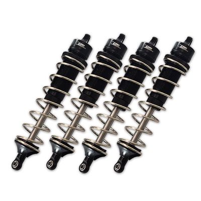 Team Corally 1/10 Sketer XL4S C-00191 Upgrade Parts Aluminum Front & Rear Adjustable Dampers 130mm - 4Pc Set Black