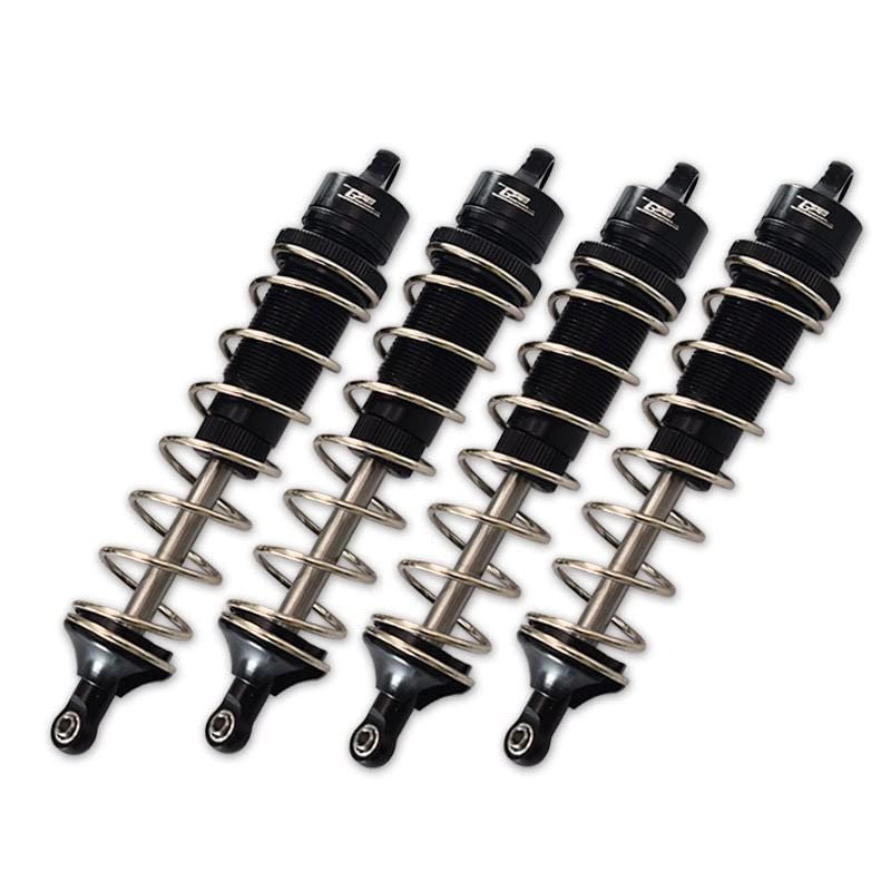 Team Corally 1/10 Sketer XL4S C-00191 Upgrade Parts Aluminum Front & Rear Adjustable Dampers 130mm - 4Pc Set Black
