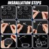 FINGERINSPIRE Action Figure Stand Stand 3 Person Fight Assembled Action Figure Stand Base Doll Model Stand Display Model Stand Compatible with HG/RG 1/144 Toys, Clear view 3