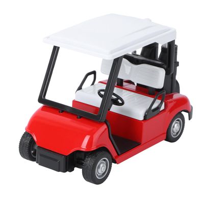 NOLITOY Die-cast Metal Golf Cart Model, Mini 1:20 Scale Golf Cart Vehicle for Home Decor Party Favor
