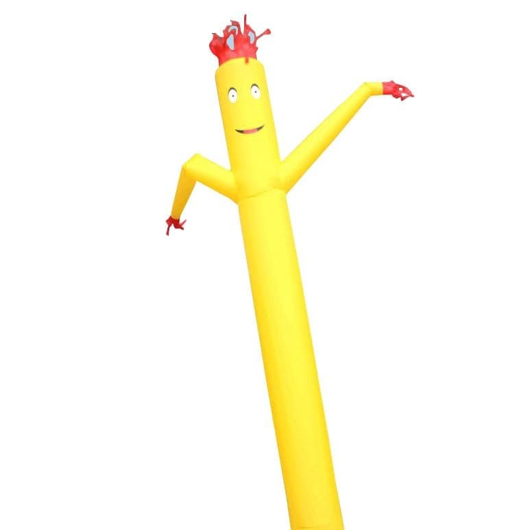 Yellow Dancing Fly Guy| 18' Foot Tall x 18" Inch Diameter | Fun Wacky Waving Inflatable Arm Flailing Tube Man | for Advertising, Promotion, and Entertainment (Requires Blower - NOT Included)