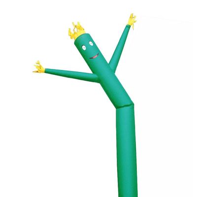 Green Dancing Fly Guy| 18' Foot Tall x 18" Inch Diameter | Fun Wacky Waving Inflatable Arm Flailing Tube Man | for Advertising, Promotion, and Entertainment (Requires Blower - NOT Included)