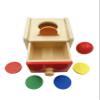 Dailyfunn Montessori Toys Coin&Ball 2-in-1 Drop Box Object Permanence Box for Infant Baby Preschooler 6-24 Months view 4