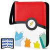 AIMerss 900 Pockets Trading Card Binder with 50 Removable Card Sleeves, 9-Pocket Card Holder Book Compatible with Baseball Binder for Cards, Card Collector Album with Zipper Carrying Case view 1