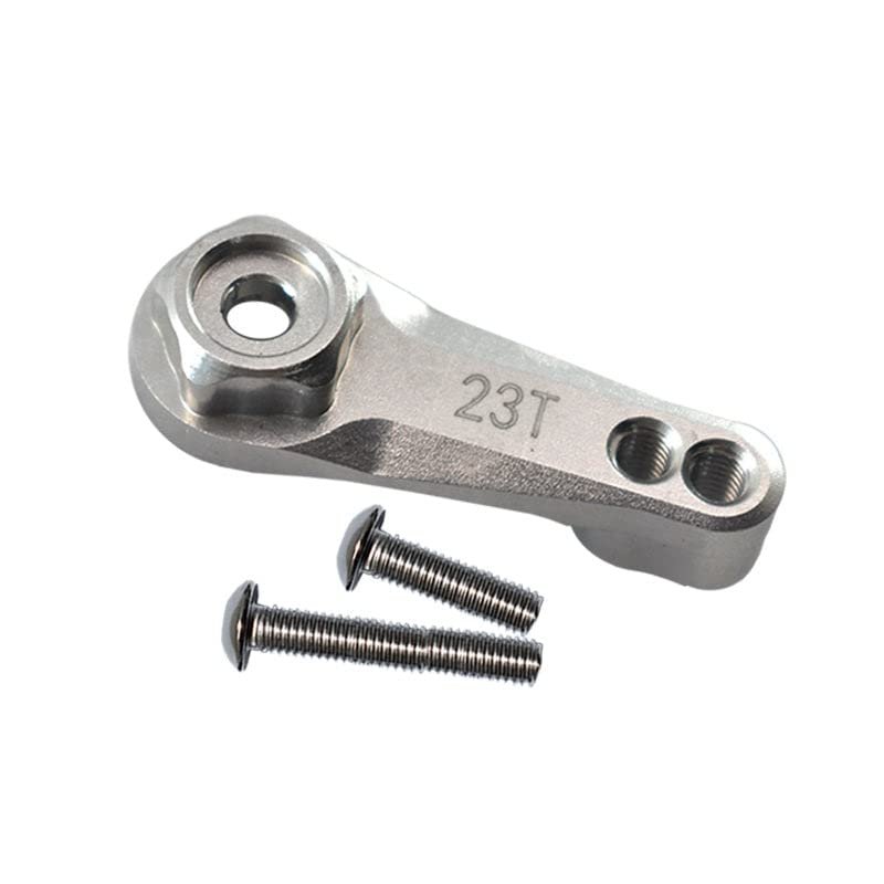 Aluminum Alloy 7075 23T Servo Horn For Traxxas 1/10 RC Crawlers TRX 4 / TRX 6-3Pc Set Silver